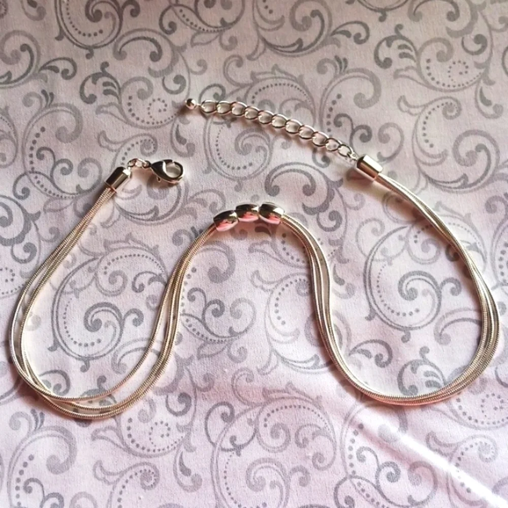 Silver TriStrand Necklace - Picture 6 of 6